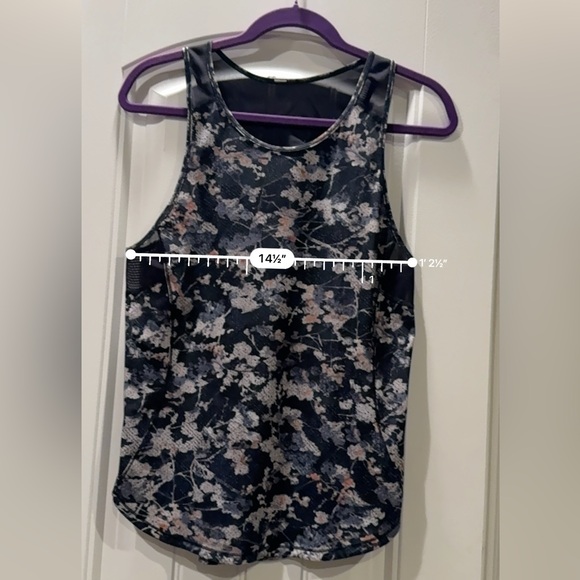Lululemon Sculpt Tank II in Spring Bloom Multi / Black - Picture 9 of 10